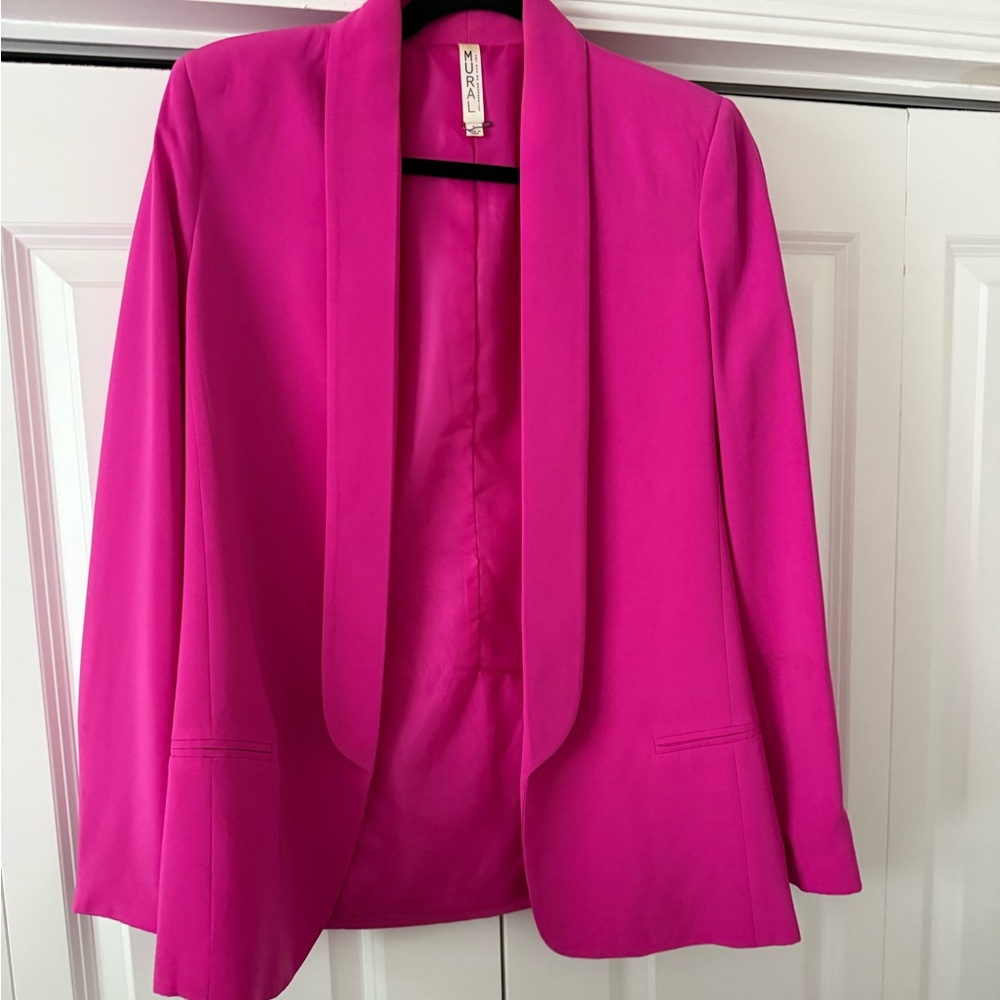 Mural Fuchsia Blazer
